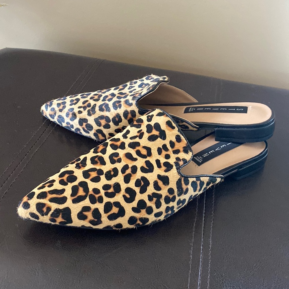 Steven by Steve Madden Size 8.5 Leopard Mules NEW